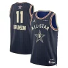 Fascinante Eccezionale Jalen Brunson Jordan Brand Unisex 2024 NBA All Star Game Swingman Jersey Navy