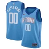 Gorgeous Houston Rockets Nike 2020/21 Swingman Custom Jersey Blue City Edition