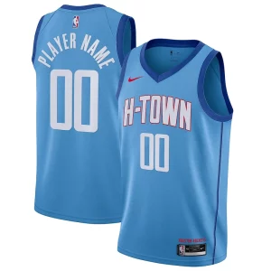Gorgeous Houston Rockets Nike 2020/21 Swingman Custom Jersey Blue City Edition