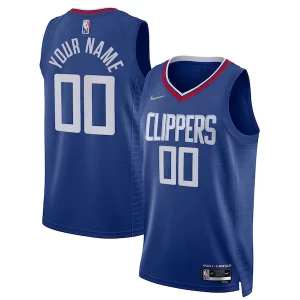 Versatile LA Clippers Nike 2021/22 Diamond Swingman Custom Jersey Icon Edition Royal