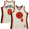 Classico Latrell Sprewell New York Knicks Chainstitch Swingman Jersey Cream
