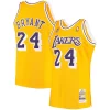 Gorgeous Stupendo Men's Los Angeles Lakers Kobe Bryant Gold 2007 Hardwood Classics Authentic Jersey