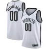 Trendy Brooklyn Nets Nike 2020/21 Swingman Custom Jersey Association Edition White