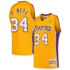 Incantevole Lussuoso Shaquille O'Neal Los Angeles Lakers Hardwood Classics Swingman Jersey Gold
