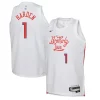 Ottimo Elegante Cool James Harden Philadelphia 76ers Nike Youth 2022/23 Swingman Jersey City Edition White