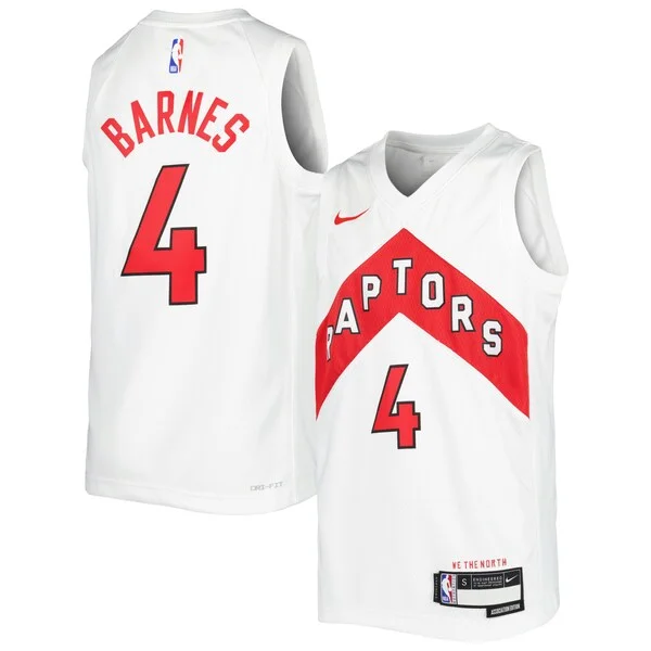 Ottimo Scottie Barnes Toronto Raptors Nike Youth Swingman Jersey Association Edition White/Red