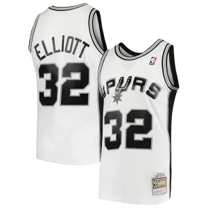 Accattivante Sean Elliott San Antonio Spurs 1998/99 Hardwood Classics Swingman Jersey White