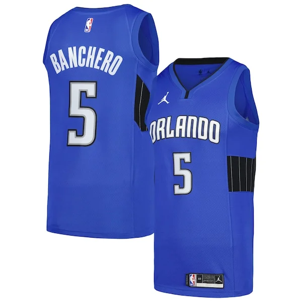 Incantevole Versatile Paolo Banchero Orlando Magic Jordan Brand Swingman Player Jersey Statement Edition Royal