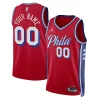 Sofisticato Prestigioso Philadelphia 76ers Jordan Brand Unisex 2022/23 Swingman Custom Jersey Statement Edition Red