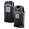Ottimo Sofisticato Accattivante Brooklyn Nets Nike 2021/22 Diamond Swingman Custom Jersey Icon Edition Black