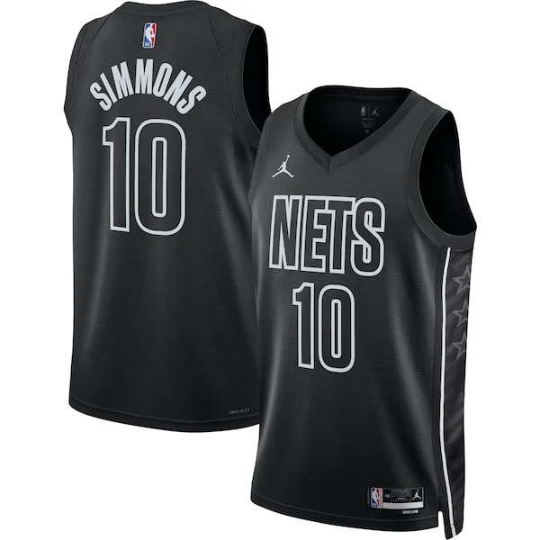 Raffinato Ben Simmons Brooklyn Nets Jordan Brand Unisex Swingman Jersey Statement Edition Black