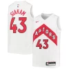 Prestigioso Fantastico Pascal Siakam Toronto Raptors Nike Youth Swingman Jersey Association Edition White/Red