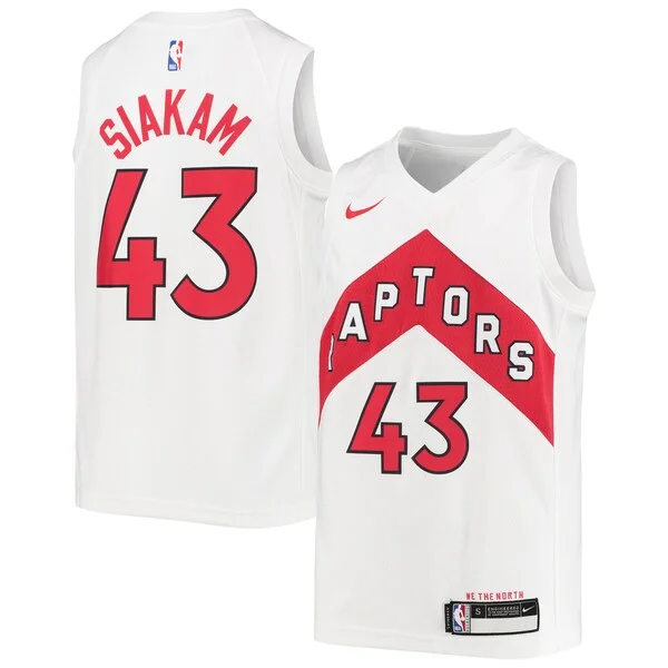 Prestigioso Fantastico Pascal Siakam Toronto Raptors Nike Youth Swingman Jersey Association Edition White/Red