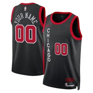 Raffinato Stupendo Accattivante Chicago Bulls Nike Unisex 2023/24 Custom Swingman Jersey Black City Edition