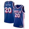 Stupendo Fantastico Splendido Jared McCain Philadelphia 76ers Nike Swingman Jersey Icon Edition Royal