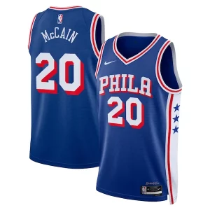 Stupendo Fantastico Splendido Jared McCain Philadelphia 76ers Nike Swingman Jersey Icon Edition Royal