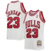 Moderno Fantastico Attraente Michael Jordan Chicago Bulls Youth 1997/98 Hardwood Classics Authentic Jersey White/Black/Red