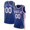 Raffinato Meraviglioso Philadelphia 76ers Nike Unisex 2022/23 Swingman Custom Jersey Royal Icon Edition