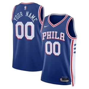 Raffinato Meraviglioso Philadelphia 76ers Nike Unisex 2022/23 Swingman Custom Jersey Royal Icon Edition