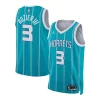 Accattivante Terry Rozier Charlotte Hornets Jordan Brand Unisex Swingman Jersey Association Edition Teal