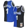 Moderno Gorgeous Tracy McGrady Orlando Magic Hardwood Classics 2003/04 Split Swingman Jersey Blue/Black