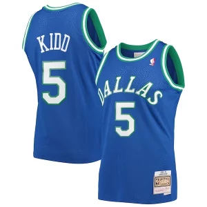 Raffinato Jason Kidd Dallas Mavericks 1994/95 Hardwood Classics Swingman Jersey Blue