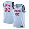 Pratico Fascinante Versatile Washington Wizards Nike Unisex 2024/25 Custom Swingman Jersey City Edition Powder Blue