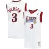 Attraente Allen Iverson Philadelphia 76ers Big & Tall Hardwood Classics 1996/97 Swingman Jersey White/Black/Red/Royal