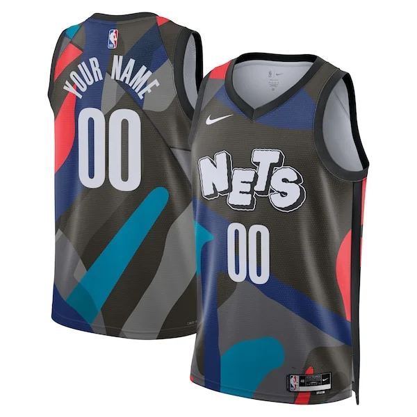 Bellissimo Fantastico Fascinante Brooklyn Nets Nike Unisex 2023/24 Custom Swingman Jersey Black City Edition
