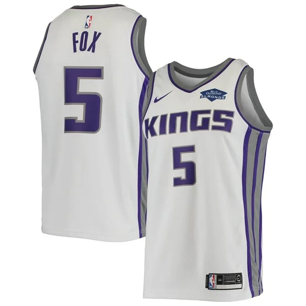 Resistente De'Aaron Fox Sacramento Kings Nike Swingman Player Jersey Association Edition White