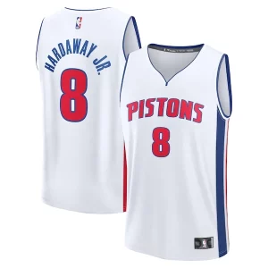 Elegante Resistente Tim Hardaway Jr. Detroit Pistons Fast Break Replica Player Jersey Association Edition White