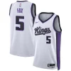 Carino Pratico De'Aaron Fox Sacramento Kings Nike Unisex Swingman Jersey Association Edition White/Black