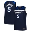 Bellissimo Moderno Raffinato Anthony Edwards Minnesota Timberwolves Big & Tall Fast Break Jersey Icon Edition Navy