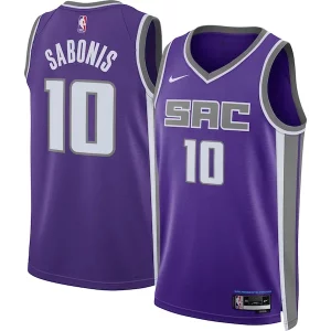 Incantevole Domantas Sabonis Sacramento Kings Nike Unisex Swingman Jersey Icon Edition Purple