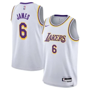 Elegante LeBron James Los Angeles Lakers Nike Youth Swingman Jersey Association Edition White