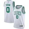 Prestigioso Magnifico Resistente Jayson Tatum Boston Celtics Nike Youth Swingman Jersey Association Edition White