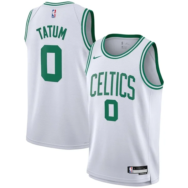 Prestigioso Magnifico Resistente Jayson Tatum Boston Celtics Nike Youth Swingman Jersey Association Edition White
