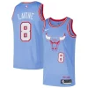 Lussuoso Sofisticato Zach LaVine Chicago Bulls Nike Swingman Player Jersey City Edition Blue
