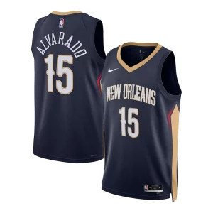 Ottimo Duraturo Jose Alvarado New Orleans Pelicans Nike Unisex Swingman Jersey Association Edition Navy
