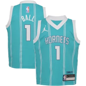Bellissimo Cool LaMelo Ball Charlotte Hornets Jordan Brand Toddler Swingman Player Jersey Icon Edition Teal