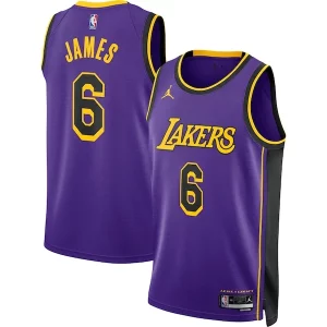 Magnifico LeBron James Los Angeles Lakers Jordan Brand Unisex Swingman Jersey Statement Edition Purple
