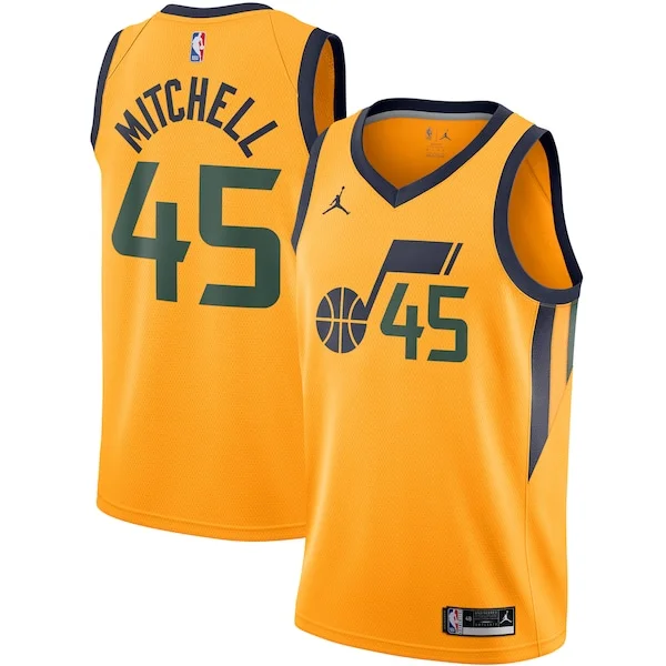 Accattivante Stupendo Robusto Donovan Mitchell Utah Jazz Jordan Brand 2020/21 Swingman Jersey Statement Edition Gold