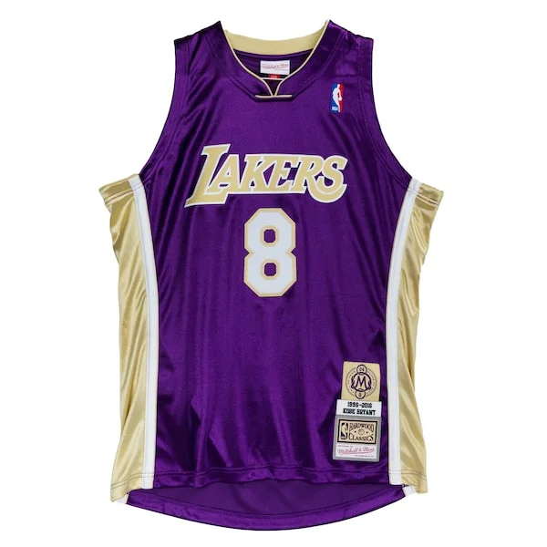 Gorgeous Fantastico Kobe Bryant Los Angeles Lakers Hall of Fame Class of 2020 #8 Authentic Jersey Purple/Gold