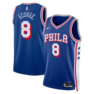 Magnifico Paul George Philadelphia 76ers Nike Unisex 2024 Offseason Addition Nike Swingman Jersey Royal