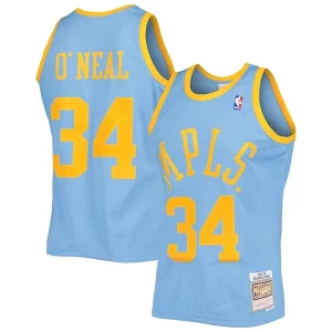 Fantastico Shaquille O'Neal Los Angeles Lakers 2001/02 Hardwood Classics Swingman Jersey Powder Blue