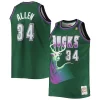 Versatile Ottimo Comodo Ray Allen Milwaukee Bucks Big & Tall 1996/97 Hardwood Classics Swingman Jersey Hunter Green