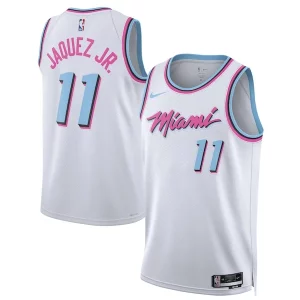 Carino Jaime Jaquez Jr. Miami Heat Nike Unisex 2024/25 Swingman Player Jersey City Edition White