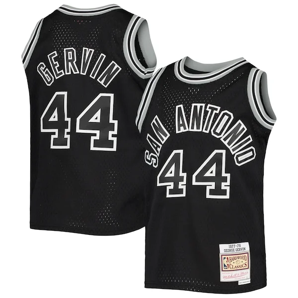 Fascinante George Gervin San Antonio Spurs Youth 1978/79 Hardwood Classics Swingman Jersey Black