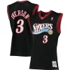 Sofisticato Allen Iverson Philadelphia 76ers 2000/01 Big & Tall Hardwood Classics Swingman Jersey Black/Red/Royal/White