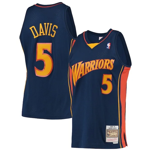 Magnifico Sofisticato Baron Davis Golden State Warriors 2006/07 Hardwood Classics Swingman Jersey Navy